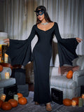 Bat Wing Sleeve Maxi Dress