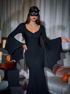 Bat Wing Sleeve Maxi Dress