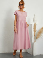 Salomé Statement Casual Linen Dress Occasion Edit