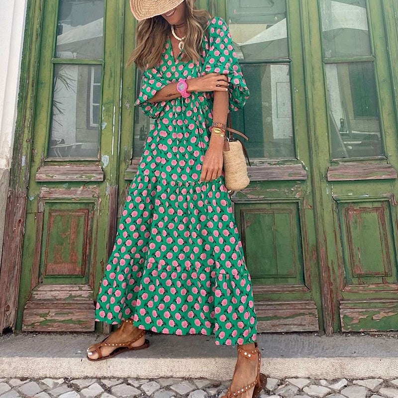 Cristina Long Dress For Dress with Relaxed Fit and Smart Casual Fashion