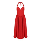 Elegant Fit and Flare Casual Sexy Party Dress