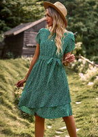Alicia Aesthetic Floral Dress Premium Wardrobe Essential