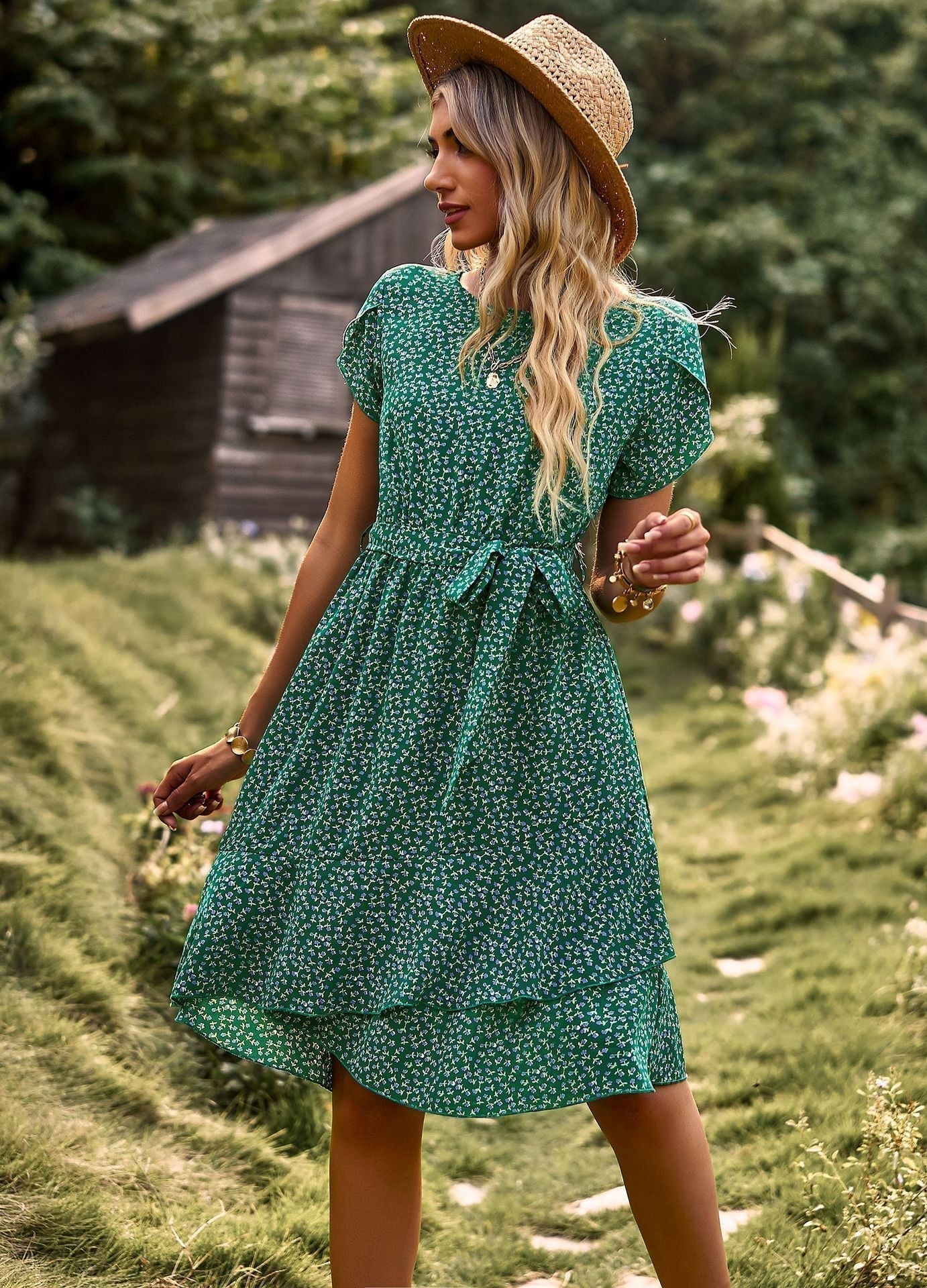 Trinity Exclusive Floral Dress Evening Wear Edit