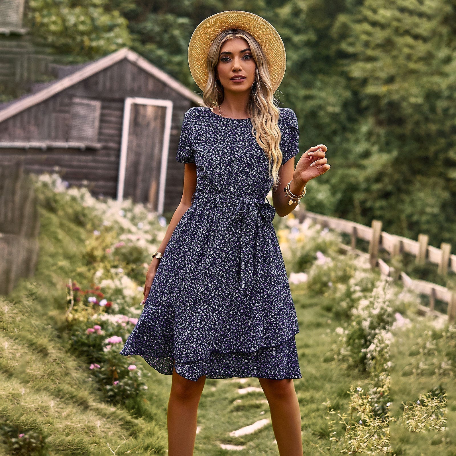 Trinity Exclusive Floral Dress Evening Wear Edit