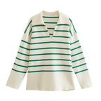 Montae Striped Oversize Sweater