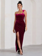 Fashion Sleeveless OneShoulder Backless Bodycon Dress Cut Out Dresses