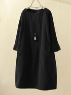 Tracy Premium Loose and Corduroy Dress Designer Edit