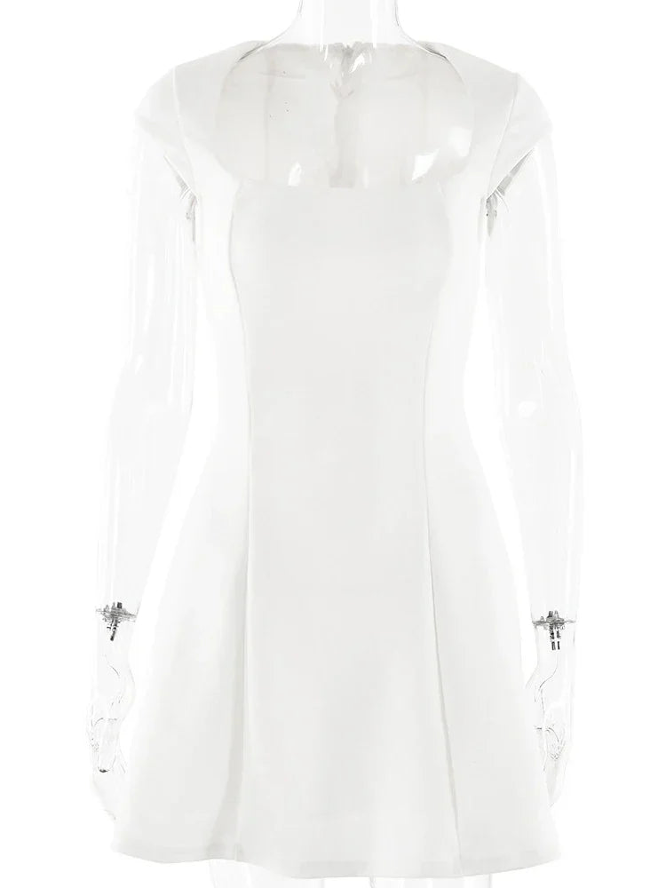 Elegant Backless Bodycon Mini Party Dress