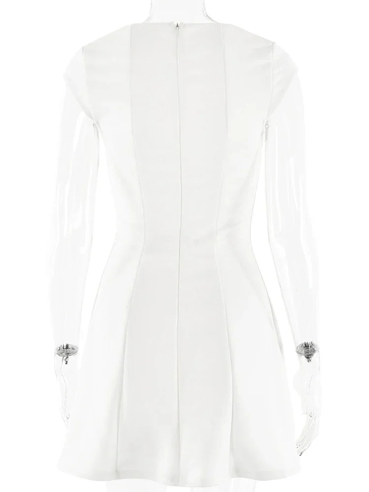 Elegant Backless Bodycon Mini Party Dress