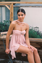 Caterina Floral Halter Dress