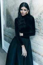 Marta Premium Long Sleeved Midi Dress Elevated Occasion Wear