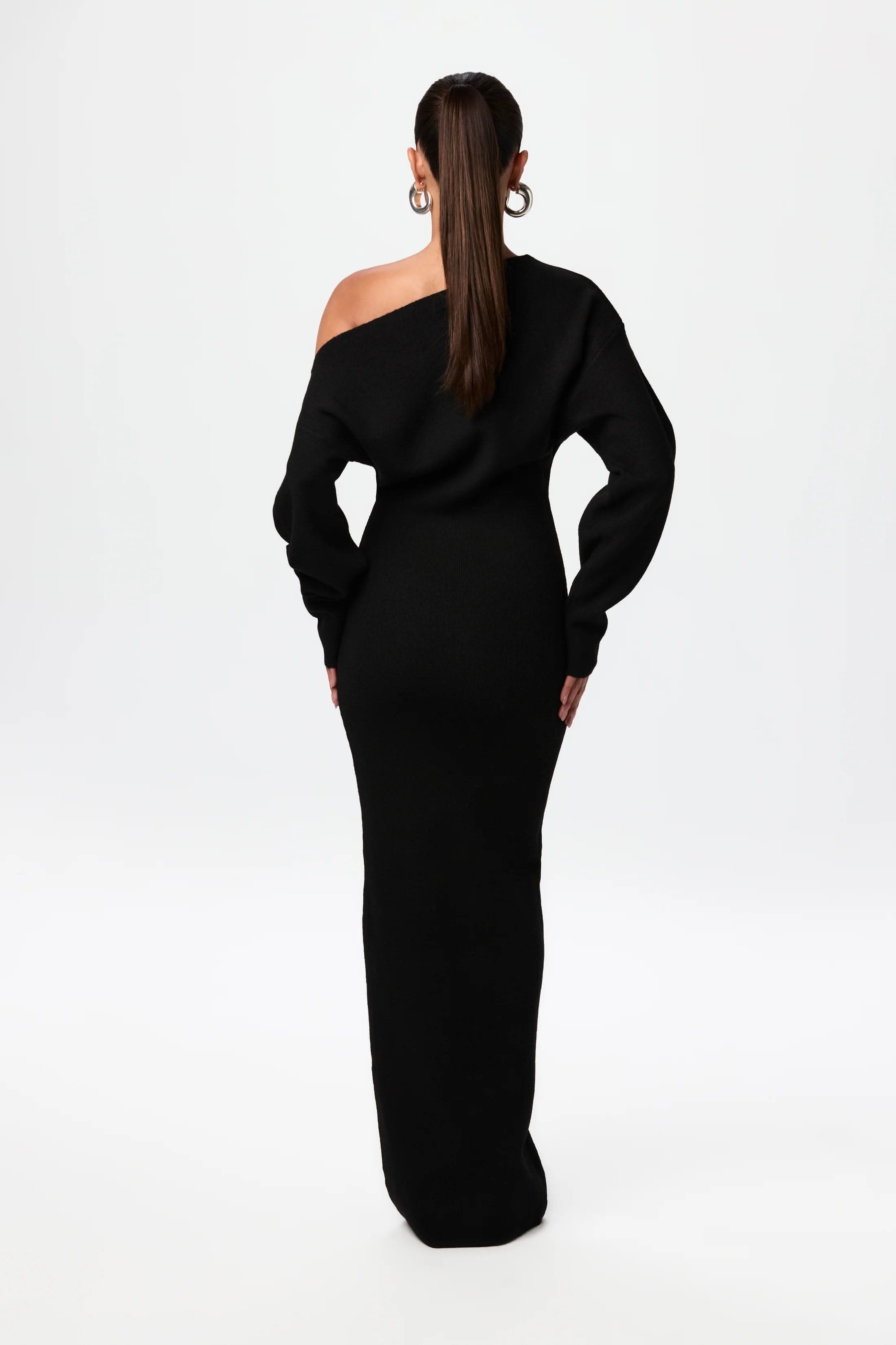 Serena Off - Shoulder Knit Dress