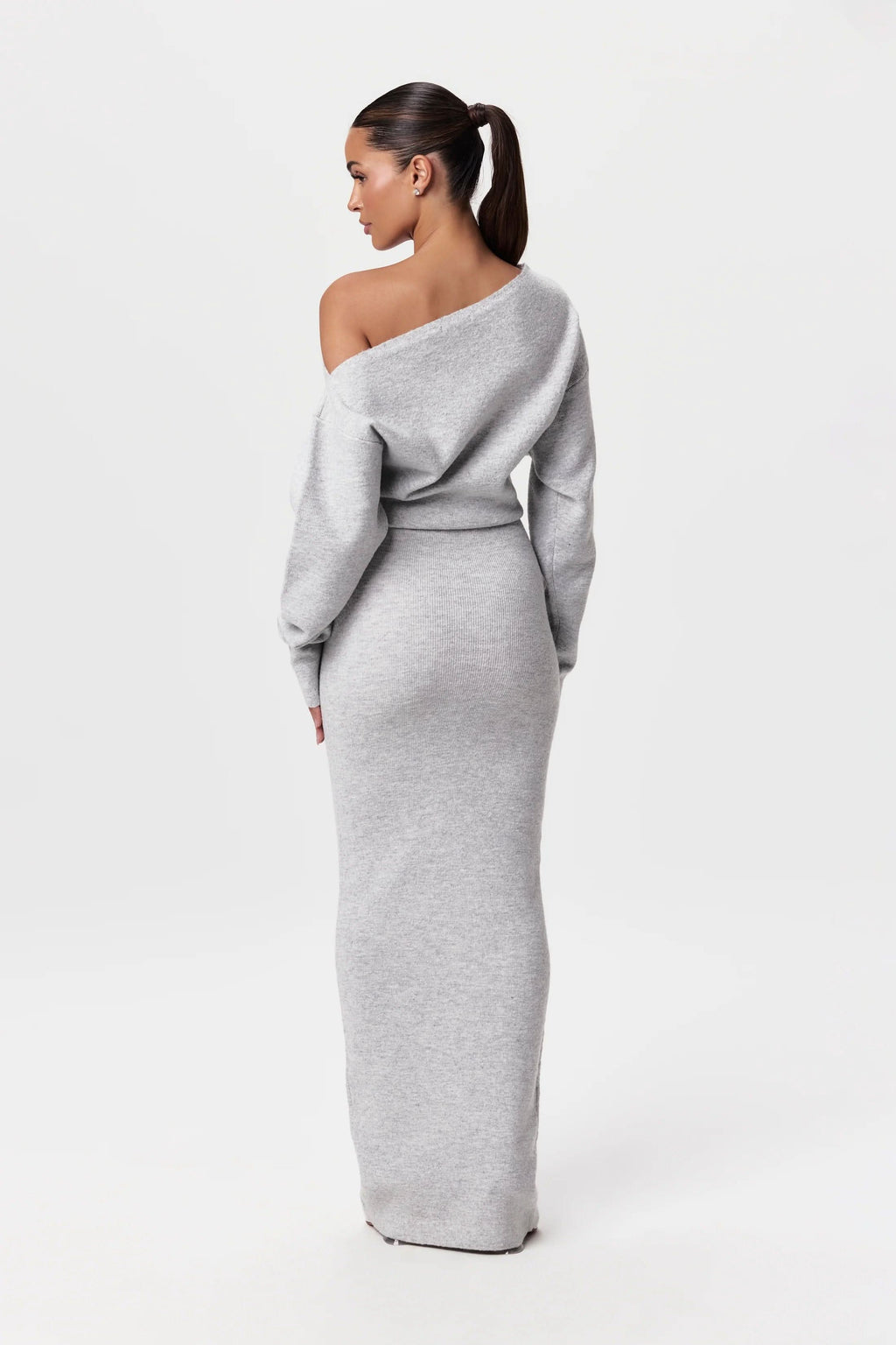 Serena Off - Shoulder Knit Dress