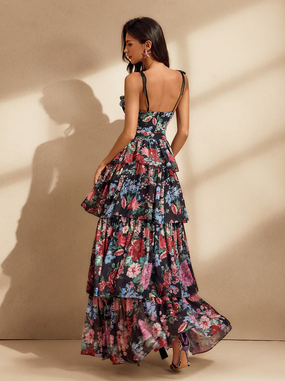 Floral Printed Skirt Set