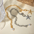Nautilus Freshwater Pearl Charm Bracelet