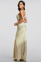 Wexmir Lace Twisted Maxi Dress