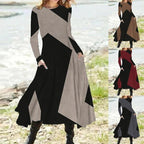 Aixa Aesthetic Women's Long Sleeved Midi Dress Premium Wardrobe Essential