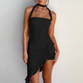 Dánae Elegant Halterneck Dress for Women Boutique Wardrobe Pick