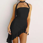 Dánae Elegant Halterneck Dress for Women Boutique Wardrobe Pick