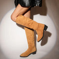 Fashionable Chic Elegant Stylish Comfortable Trendy Pointed Toe Knee High Boots