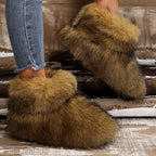 High Overtheknee Fur Fashion Woollike Plus Velvet Snow Boot