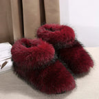 High Overtheknee Fur Fashion Woollike Plus Velvet Snow Boot