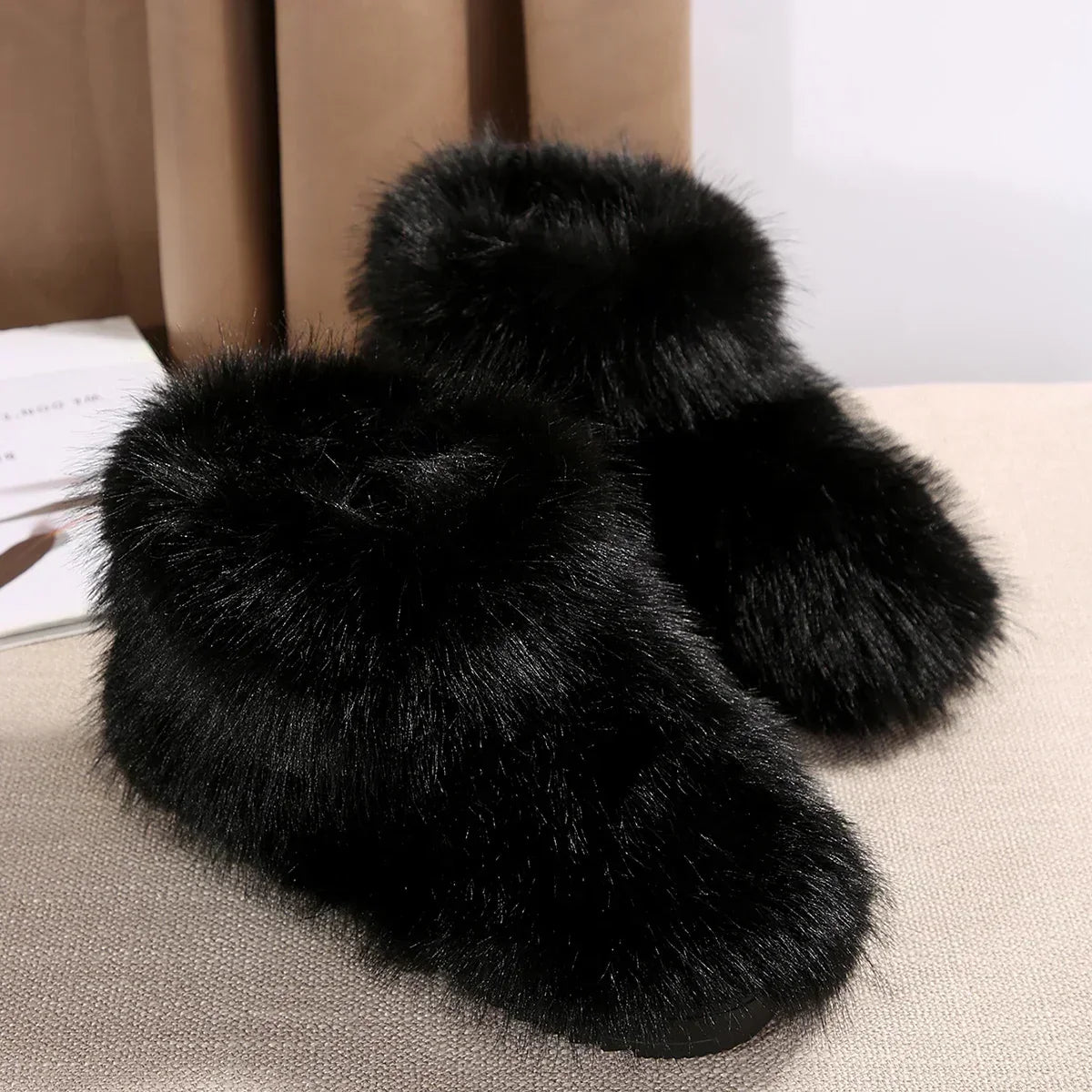 High Overtheknee Fur Fashion Woollike Plus Velvet Snow Boot
