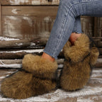 High Overtheknee Fur Fashion Woollike Plus Velvet Snow Boot
