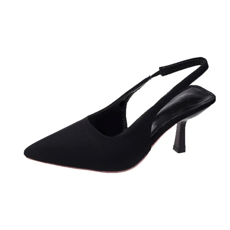 Closed Toe Green Single Thin Midheeled Fashion Pointed Plus Size Low Heel Pumps