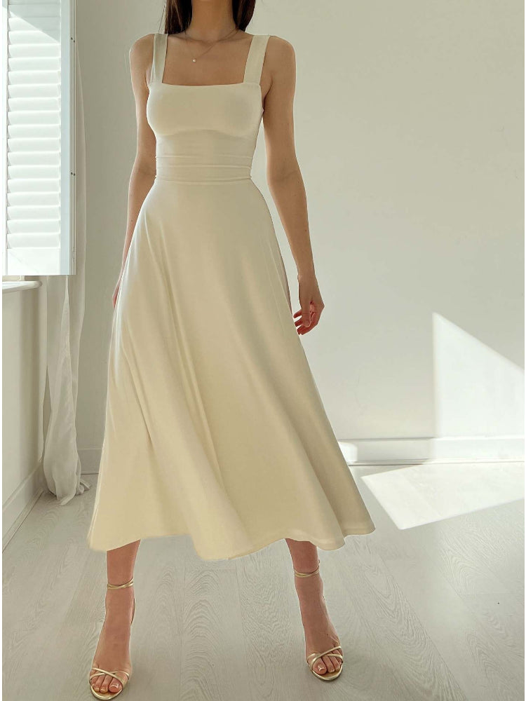 Gumersinda Slim-cut Summer Mini Dress for Women Everyday Fashion Pick