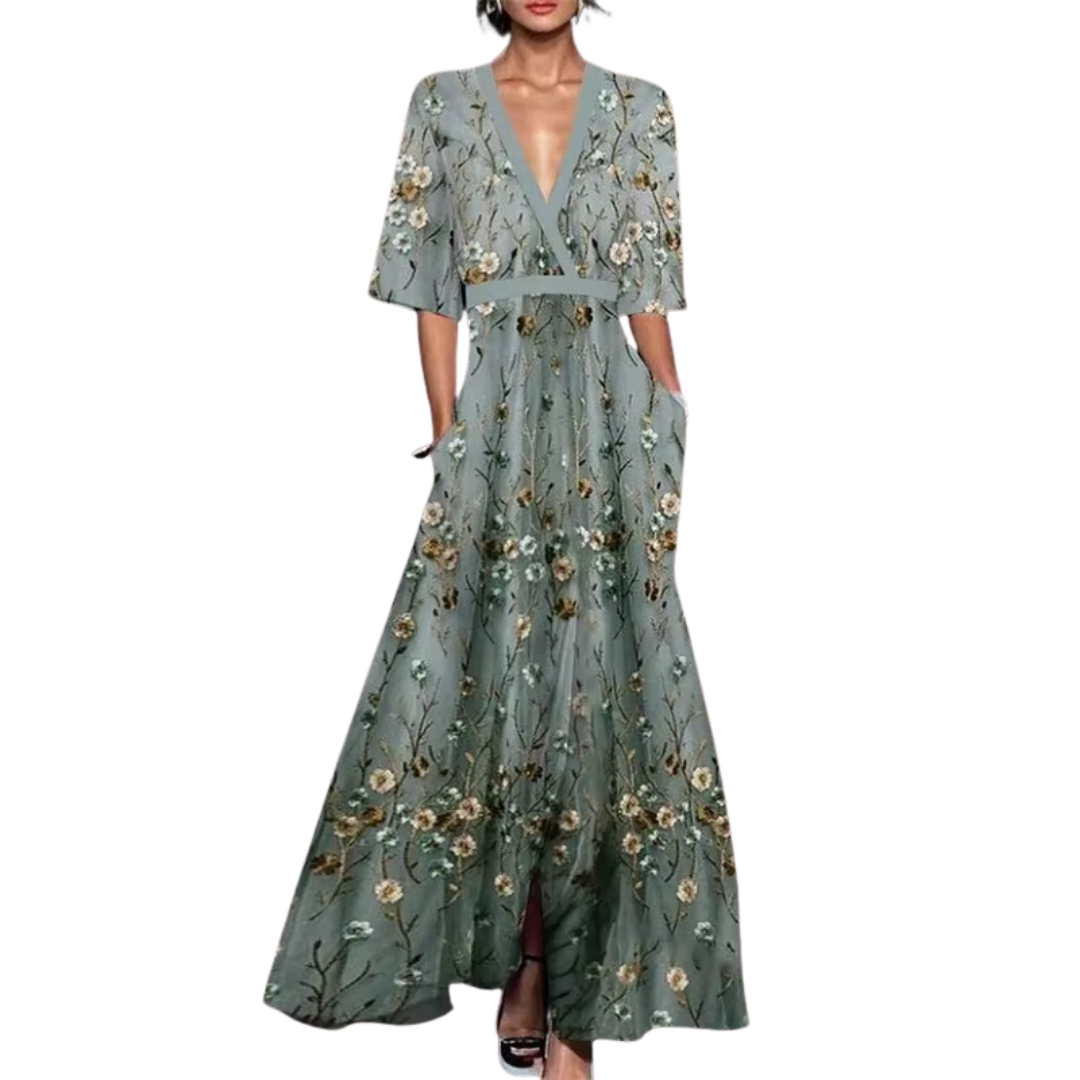 Penélope Exclusive Floral Dress Evening Wear Edit