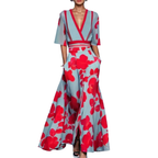 Valeria Chic Floral Dress Premium Wardrobe Essential
