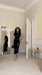 Cecily Solid Hollow Out Dress