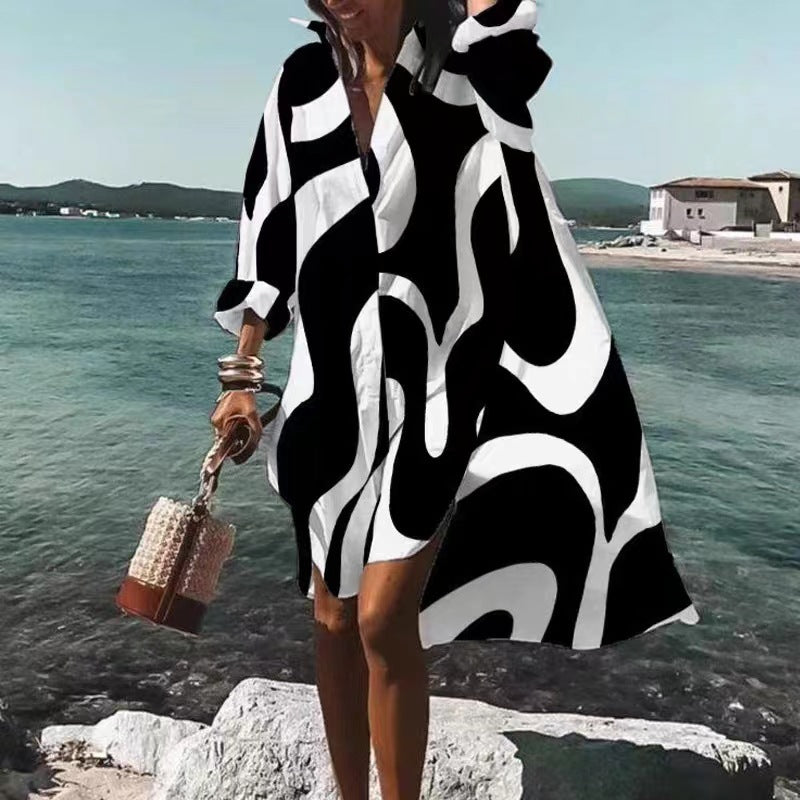 Julia Womens Long Sleeved Premium Dress for Streetwear Style