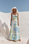 Melnik Maxi Dress Blue