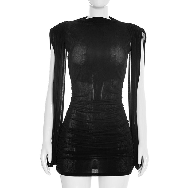Elegant Lady Ribbon Slim Fit Sheath Dress