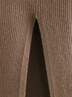 Caleb Ribbed Knit Midi Dress Caramel FINAL