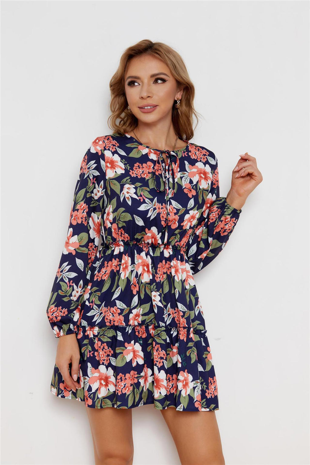 Aleyna Floral Ruffle Tiered Dress FINAL