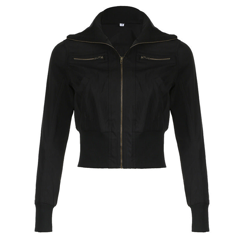 Carlynn Striped Bomber Jacket