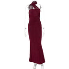 Leilani Ruched Bodycon Maxi Dress