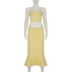 Bliss Ruffle Hem Skirt Set