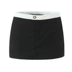 Vivianna Black Tweed Skirt Set
