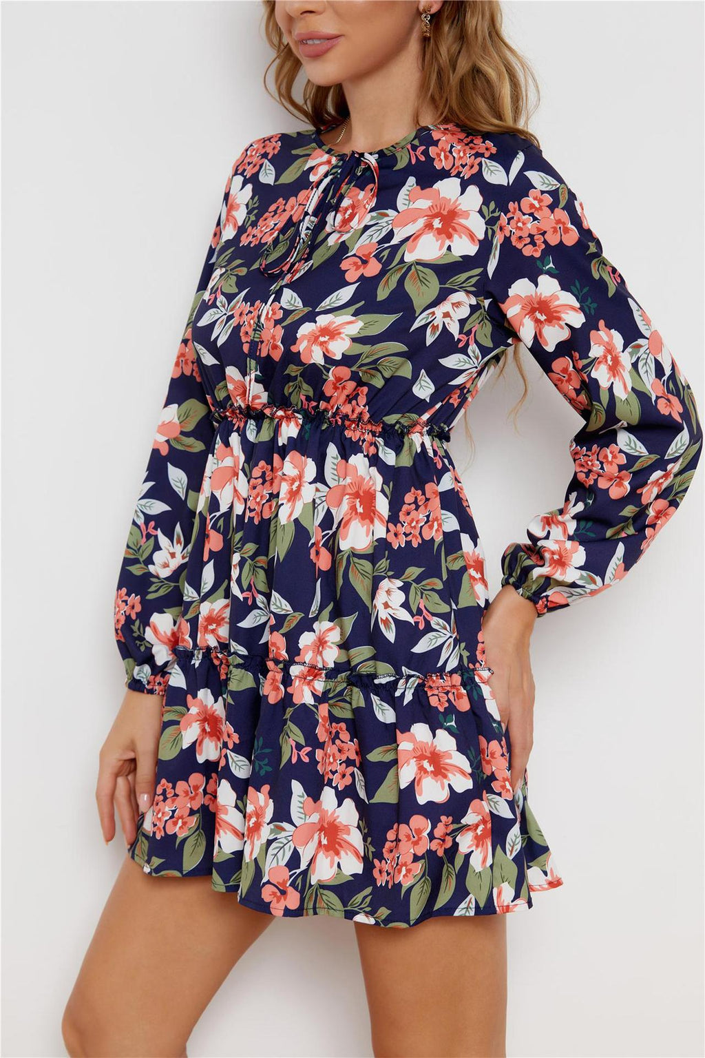 Aleyna Floral Ruffle Tiered Dress FINAL