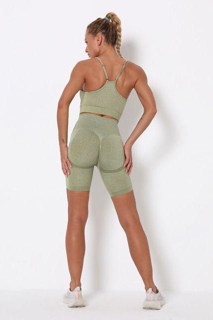 Seamless Women Short Yoga Sets