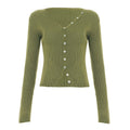 Quetzalli Button-Up Knit Top