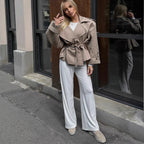 Tommie Cropped Tie-Waist Jacket