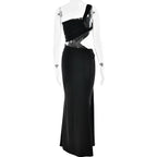 Pathy Maxi Dress Black