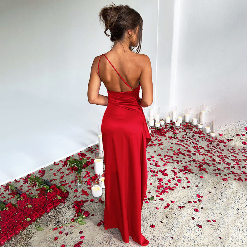 Ariana Premium Satin Maxi Dress Designer Edit