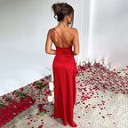 Ariana Premium Satin Maxi Dress Designer Edit