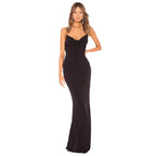 Matilde Chic Women's Evening Dress with Wrap Design and Figure Hugging Silhouette Wear Edit